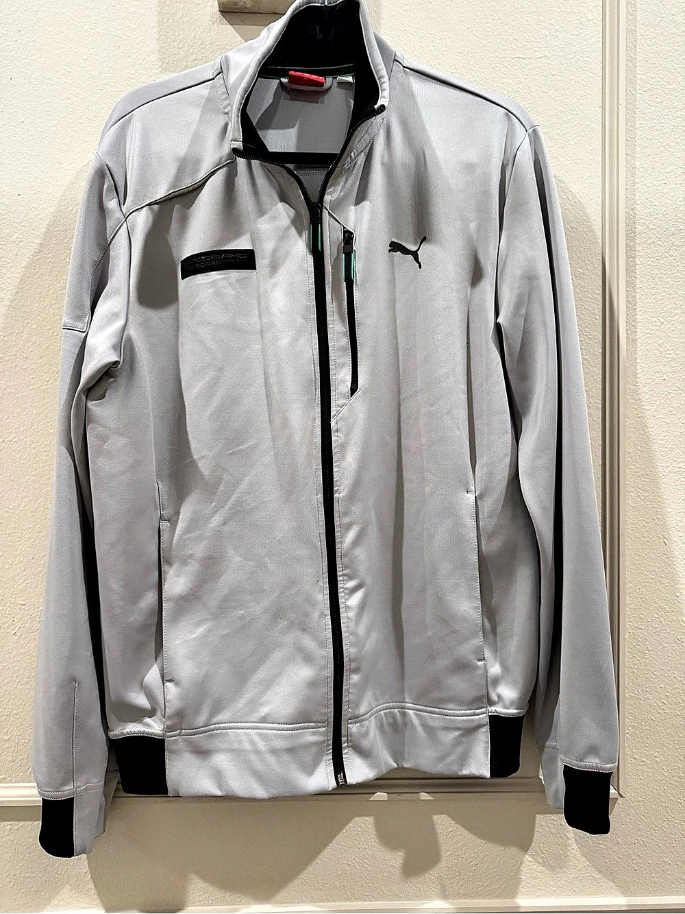 Puma x Mercedes-AMG Petronas F1 MT7 Track Jacket Gray & Black Track Jacket